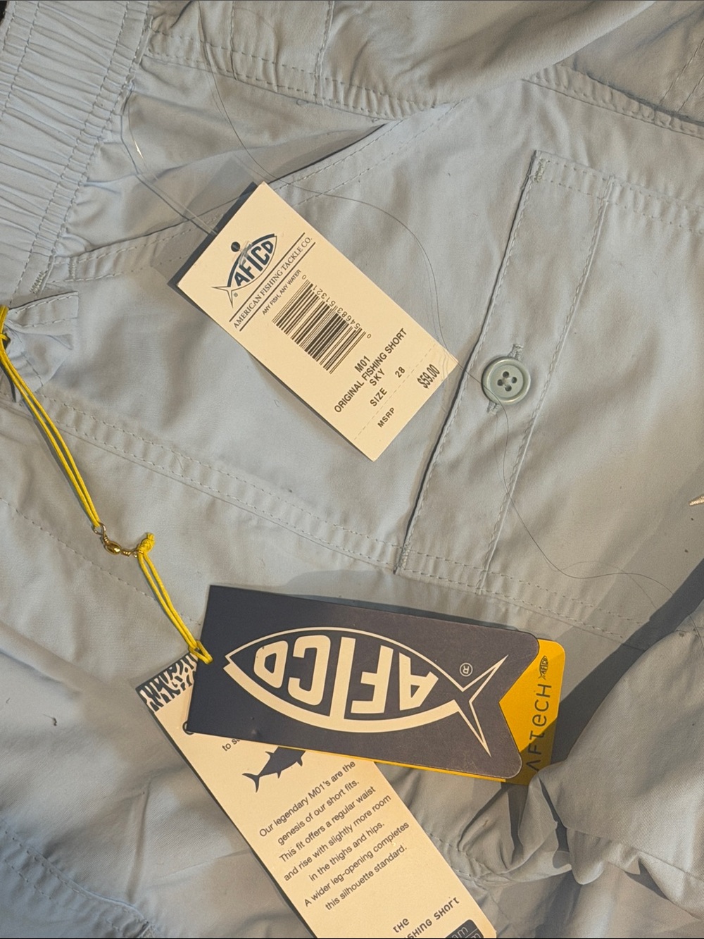 AFTCO Women's Light Blue and Olive Cargo Shorts - Twin Pack - Picture 2 of 6